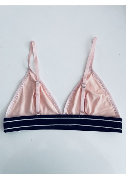 Toz Pembe Bralet Ds200448br