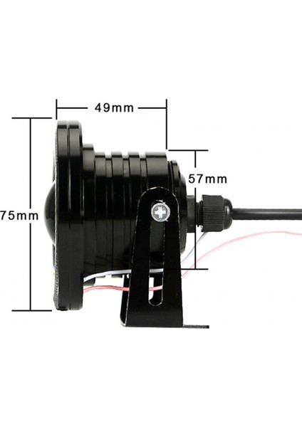 Yigi Tech Angel Ledli Sis Farı 89 mm Beyaz