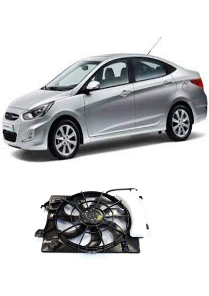 Hyunda Accent Blue Fan Motoru Su Bidonlu Benzinli Araçlar Için