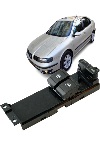Seat Leon - Toledo Sol Ön Çiftli Cam Anahtar Düğmesi 1998--2005