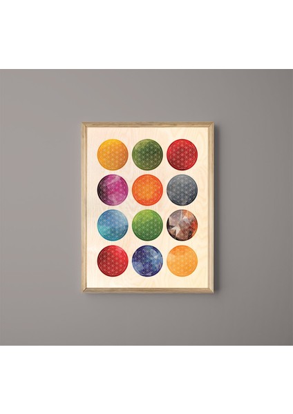 Life Circles Ahşap Tablo