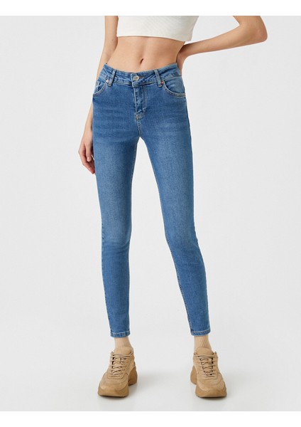 Yüksek Bel Dar Kesim Kot Pantolon - Skinny Jean modelleri