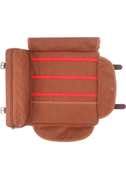 Barware Rulo Çanta Kol Kolay Taşıma Profesyonel Saklama Çantası Kahverengi(Yurt Dışından) fiyatları