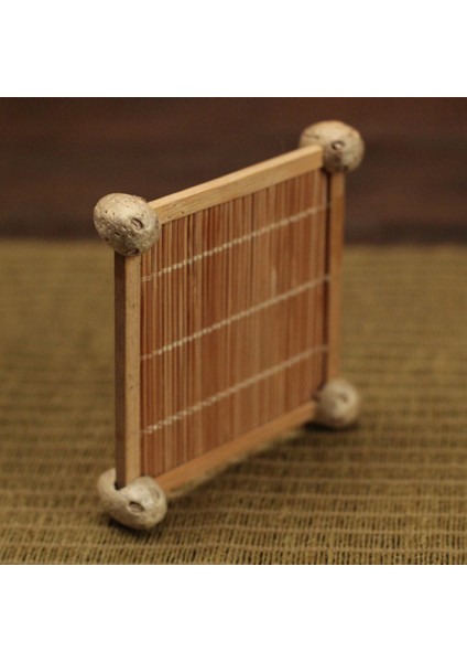 2 Adet Bambu Ahşap Çay Kupası Mat Coaster Mutfak Kupası Kase Tutucu Çaydanlık Mat modelleri