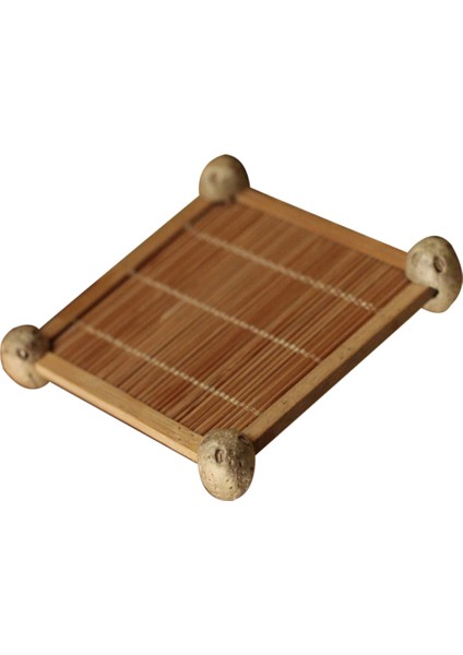 2 Adet Bambu Ahşap Çay Kupası Mat Coaster Mutfak Kupası Kase Tutucu Çaydanlık Mat fırsatları