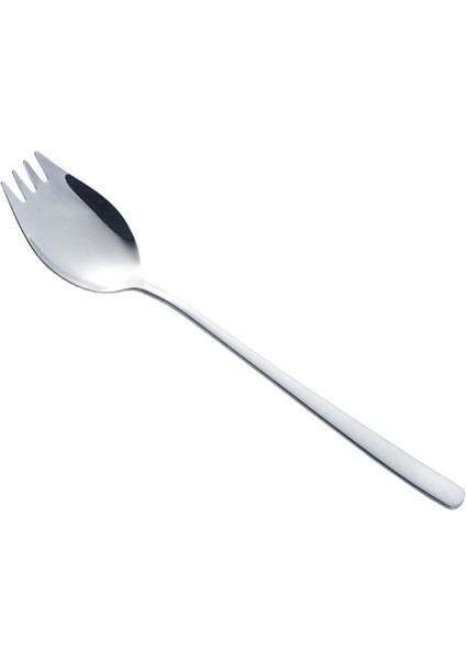 5 Adet Metal Açık Kaşık Spork Gereçleri Spork Gadget Kamp Sofra Araçları