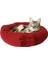 Polar Simit Kedi Yatağı & Küçük Irk Köpek Yatağı - Kırmızı - 50CM 3