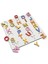 Wooden Toys Ahşap Eğitici Oyuncak Renkli Kabartmalı Harfler HMH-116 + Renkli Kabartmalı Sayılar HMH-123 4