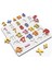 Wooden Toys Ahşap Eğitici Oyuncak Renkli Kabartmalı Harfler HMH-116 + Renkli Kabartmalı Sayılar HMH-123 5