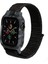 Apple Watch Uyumlu 42 mm Kordon Kayış 360 Komple Hasır Örme Desenli Çerçeve Korumalı 1