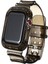 Apple Watch Uyumlu 44 mm Kordon Kayış Şeffaf Silikon 360 Komple Çerçeve Korumalı 1
