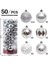 Baosity Paramparça Noel Top Süsler 50 Adet Baubles Şenlikli Dekorasyon Için Kırmızı Yeşil Beyaz(Yurt Dışından) 3