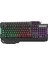 KB-R46 Carısma USB Rainbow Q Oyuncu Klavye + Sgm-L1 Lumos Siyah 6400DPI Rgb Makrolu Oyuncu Mouse 3