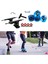 Alaşım 7 '' Kaykay Kamyon Köprü Rulmanlar Longboard Tekerlekler Rulo Anahtarı Temizle Mavi (Yurt Dışından) 4
