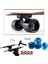 Alaşım 7 '' Kaykay Kamyon Köprü Rulmanlar Longboard Tekerlekler Rulo Anahtarı Temizle Mavi (Yurt Dışından) 5