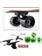 Alaşım 7 '' Kaykay Kamyon Köprü Rulmanlar Longboard Tekerlekler Rulo Anahtarı Temizle Yeşil (Yurt Dışından) 5