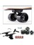 Alaşım 7 '' Kaykay Kamyon Köprü Rulmanlar Longboard Tekerlekler Rulo Anahtarı Şeffaf Siyah (Yurt Dışından) 5
