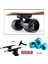 Alaşım 7 '' Kaykay Kamyon Köprü Rulmanlar Longboard Tekerlekler Rulo Anahtarı Mavi (Yurt Dışından) 5