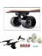 Alaşım 7 '' Kaykay Kamyon Köprü Rulmanlar Longboard Tekerlekler Rulo Anahtarı Beyaz (Yurt Dışından) 5