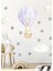 Tavşancık Ile Gökyüzü Yolculuğu Bebek ve Çocuk Odası Pvc Duvar Sticker 1