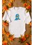 Unisex Bebek Daffy Duck Organik Baskılı %100 Pamuklu Beyaz Çıtçıtlı Body Zıbın 8080 1