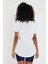 Women Beyaz Pis Yaka Salaş T-SHIRT-KTCPS001R15S 5