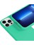 Buff Apple iPhone 13 Pro Rubber S Kılıf Cornflower Su Yeşili 3