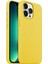 Buff Apple iPhone 13 Pro Max Rubber S Kılıf Yellow Sarı 1