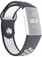 puluz Fitbit Charge 3 Silikon Saat Kayışı Gri Beyaz (Yurt Dışından) 1