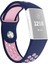 puluz Fitbit Charge 3 Silikon Saat Kayışı Pembe Mavi (Yurt Dışından) 1