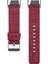puluz Fitbit Charge 5 Için Kanvas Kordonlu Saat Kayışı Kırmızı (Yurt Dışından) 2