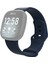 puluz Fitbit Versa 3 / Silikon Kordonlu Saat Kayışı Lacivert (Yurt Dışından) 1