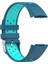 puluz Fitbit Charge 5 Için Çift Renkli Metal Tokalı Silikon Saat Kayışı Yeşil (Yurt Dışından) 1