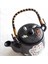 Şanslı Kedi Çay Seti Japon Tarzı El Boyalı Yaratıcı Seramik Ev Hediye Kutusu 1 Pot + 4 Fincan Kung Fu Çay Seti Için Set | Teaware Setleri (Yurt Dışından) 1