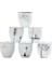 6 Adet Geleneksel Seramik Çay Bardağı El Boyalı 6 Bardak Çin Kung Fu Kupası Porselen Çay Bardağı Setleri Drinkware 150ML | Teacups (Farklı Bardaklar) (Yurt Dışından) 1