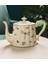 Fincan Avrupa Tarzı Çiçek Çay Kahve Fincanı Tabağı Su Isıtıcısı Seti Retro Pastoral Retro Set Saray Tarzı Seramik Pot Kupası (Yurt Dışından) 2