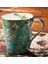 Van Gogh Boyama Kemik Çini Kahve Fincanı Daire 1.3l Çaydanlık Şeker Tankı 400 ml Çay Kupa Süt Pot 8 Inç Biftek Tatlı Plaka | Teaware Setleri (Yurt Dışından) 4