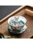 Jingdezhen Gaiwan Renkli Şube Kuş Tureen Kapaklı Seramik Kupası Kapak Tabağı Seti Çay Kase Drinkware Dekor Zanaat Hediye Teaset | Çay Tureen (Yurt Dışından) 3