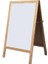 Yazı Tahtası Ahşap Üçgen 40X55 0813-1LAMINANT Yeşil-Mavi 1