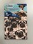 Pug Desen Baskılı Pet Havlu Mat Pad Köpek - Kedi Kuruluma ve Alt Örtüsü 50x70 cm 2