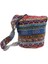 Bohemian Sling Crossbody Omuz Çantası Hippi Çingene Zip Üst Çanta Siyah 2