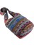 Bohemian Sling Crossbody Omuz Çantası Hippi Çingene Zip Üst Çanta Siyah 4