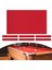 8 Ft Yün Karışımı Bilardo Havuzu Masa Örtüsü Snooker Masa Aksesuarı Kırmızı Keçe 2