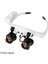 17X 21 Büyüteç Gözlük Büyüteç Lens Kuyumcu Izle Onarım ile 2 LED Işıkları ve 12 Lens 3