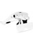 3.5x Ayarlanabilir Şarj Edilebilir Kafa Gözlük Büyüteç ile 2 LED Işıkları/usb Kablosu/5 Lens 5
