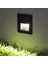AH07-01400 2W Siyah Kasa Avva LED Duvar Armatürü 3000K Günışığı 2