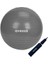 Pilates Topu 55 cm Gri Pompalı 1