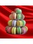 3 Adet Macaron Kule Ekran Kutusu Macaron Fransız Macarons 4 Tier Için Standı 5