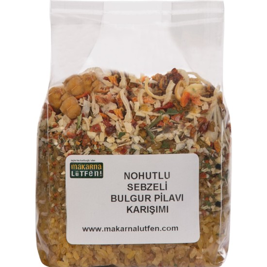 Makarna Lütfen Nohutlu Sebzeli Bulgur Pilavı Karışımı (250 g)