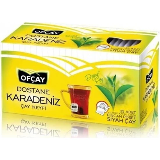 Ofçay Bardak Dostane Bergamotlu Siyah Çay 2 gr x 25 Ad